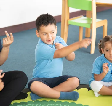 A moment from daily life at The Avenue Preschool